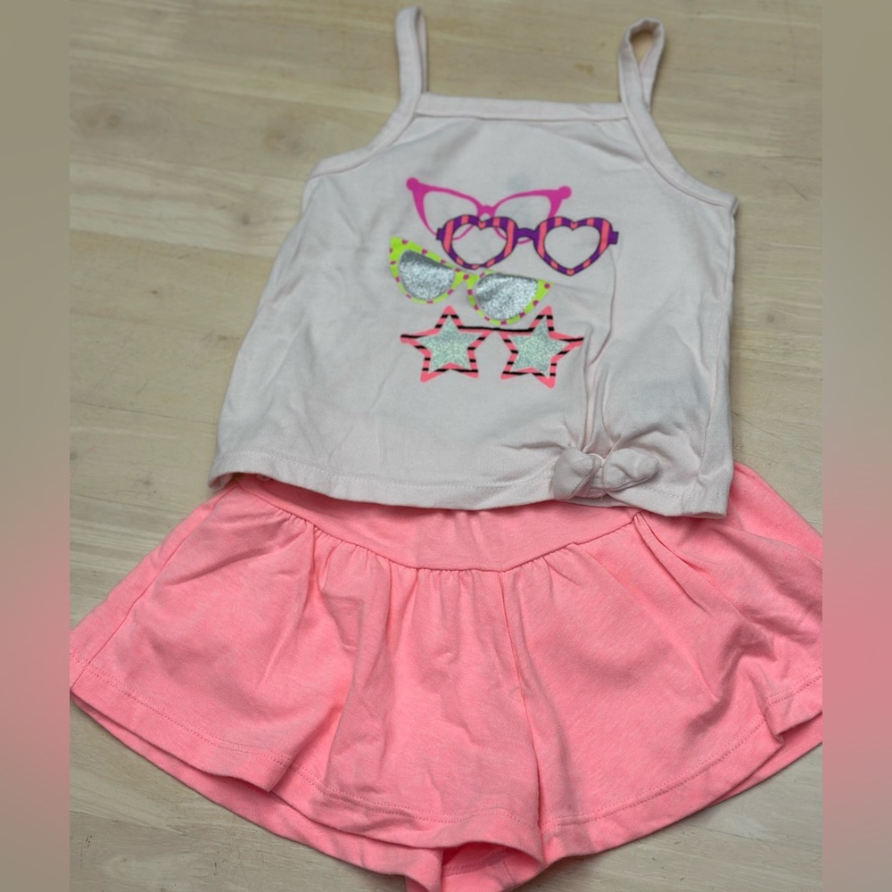 Kids Headquarters Matching Summer Tank & Skort